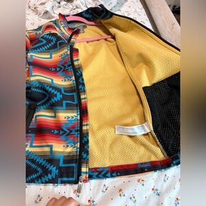 Aria Multicolor Jacket with Geometric Accents